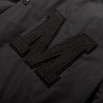 REPLICA MONCLER LATELTIN DOWN BOMBER JACKET BLACK #4130 - Image 9