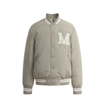 REPLICA MONCLER LATELTIN DOWN BOMBER JACKET TAUPE #4129