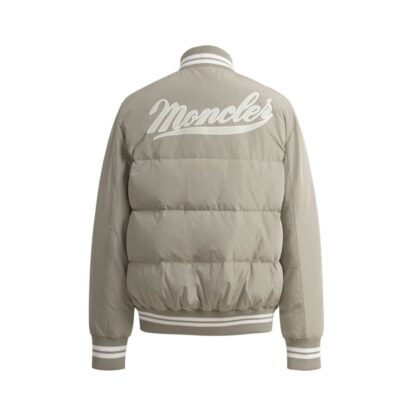 REPLICA MONCLER LATELTIN DOWN BOMBER JACKET TAUPE #4129 - Image 4