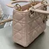  Dior Mini Lady Dior Bag Powder Beige Cannage Lambskin #4146 - Image 5