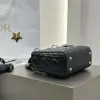  Dior Mini Lady Dior Bag Black Cannage Lambskin Sliver #4150 - Image 4