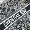  Dior Medium Dior Book Tote Black Embroidery #4144 - Image 7