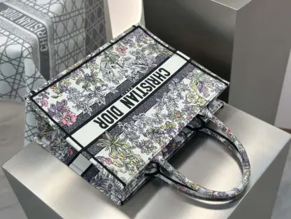  Dior Medium Dior Book Tote Latte Dior #4143 - Image 4