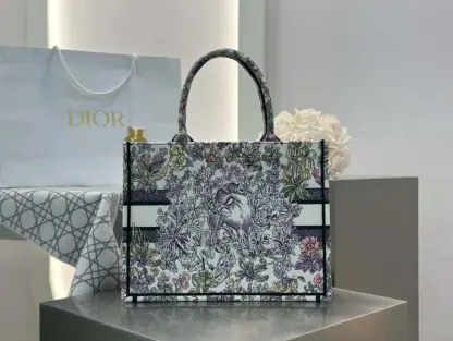  Dior Medium Dior Book Tote Latte Dior #4143 - Image 9
