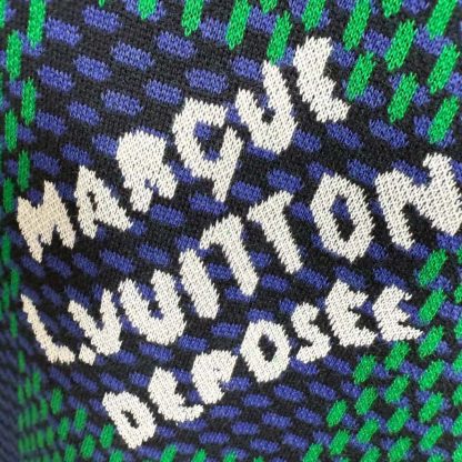  Louis Vuitton Jacquard Damier Short-Sleeved Cotton Crewneck T Shirt #4154 - Image 3