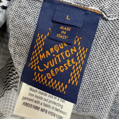  Louis Vuitton Damier Jacquard Short-Sleeved Crewneck #4152 - Image 3