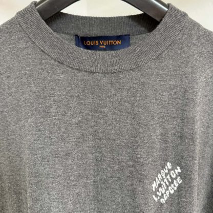  Louis Vuitton Signature Cotton Crewneck T Shirt #4153 - Image 3
