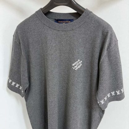  Louis Vuitton Signature Cotton Crewneck T Shirt #4153 - Image 5