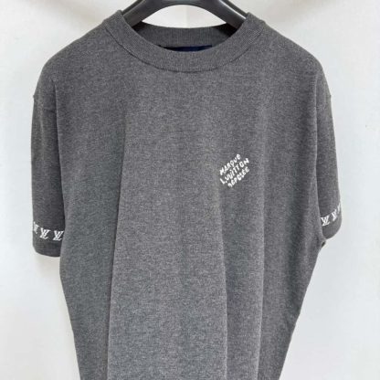  Louis Vuitton Signature Cotton Crewneck T Shirt #4153 - Image 6