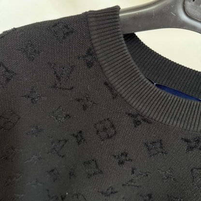  Louis Vuitton Graphic Jacquard Short-Sleeved Crewneck #4151 - Image 4