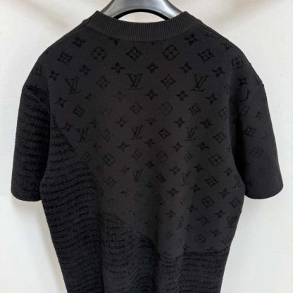  Louis Vuitton Graphic Jacquard Short-Sleeved Crewneck #4151 - Image 5