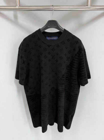  Louis Vuitton Graphic Jacquard Short-Sleeved Crewneck #4151 - Image 6