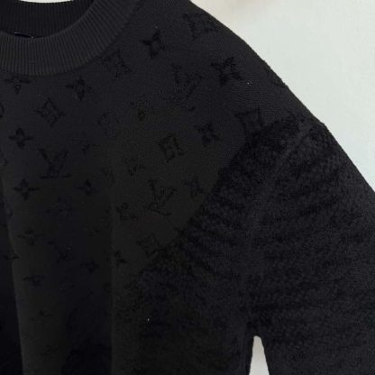  Louis Vuitton Graphic Jacquard Short-Sleeved Crewneck #4151 - Image 7