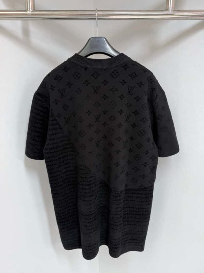  Louis Vuitton Graphic Jacquard Short-Sleeved Crewneck #4151 - Image 3
