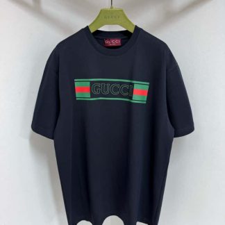 Replica GUCCI PRINTED COTTON JERSEY T-SHIRT #4155