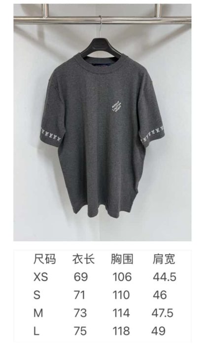  Louis Vuitton Signature Cotton Crewneck T Shirt #4153 - Image 9