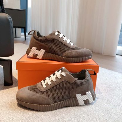  HERMES Bouncing Sneakers Men Women #4182 - Image 7