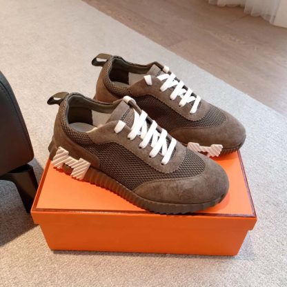  HERMES Bouncing Sneakers Men Women #4182 - Image 9