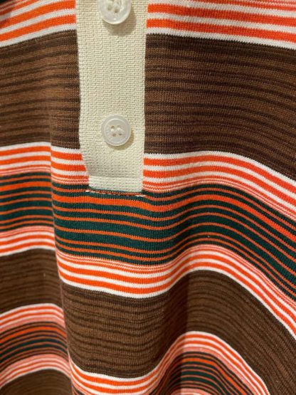 REPLICA CELINE TRIOMPHE LOOSE POLO SHIRT IN STRIPED COTTON LONG SLEEVE #4160 - Image 6