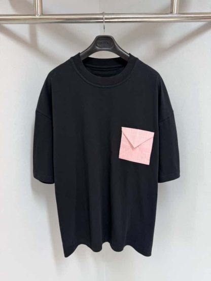 Replica Bottega Veneta Pima Cotton Jersey Oversized T-Shirt Black #4161