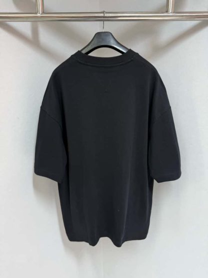  Bottega Veneta Pima Cotton Jersey Oversized T-Shirt Black #4161 - Image 6