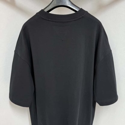  Bottega Veneta Pima Cotton Jersey Oversized T-Shirt Black #4161 - Image 3