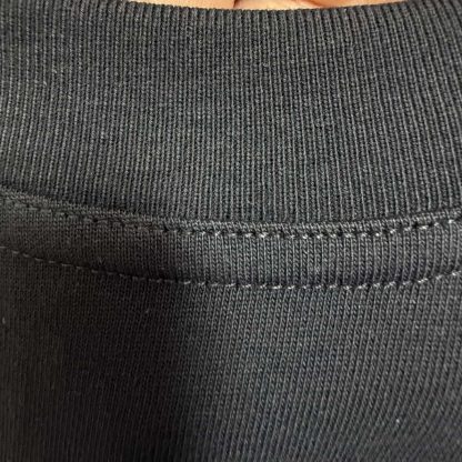  Bottega Veneta Pima Cotton Jersey Oversized T-Shirt Black #4161 - Image 9