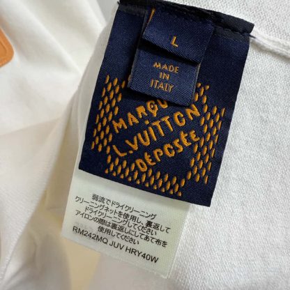  Louis Vuitton VVN Patch Short-Sleeved Cotton Crewneck 1AHCWD #4166 - Image 6