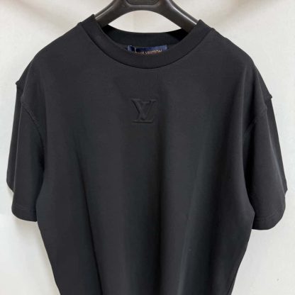  Louis Vuitton Men's Embossed LV Ski T-Shirt Black 1AGIJ4 #4169 - Image 6