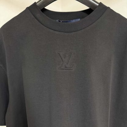  Louis Vuitton Men's Embossed LV Ski T-Shirt Black 1AGIJ4 #4169 - Image 7
