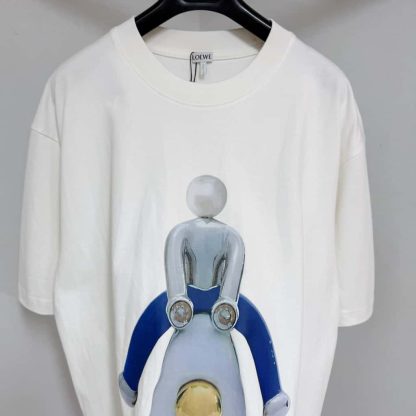  Loewe Loose fit T-shirt in cotton For Men 2025SS #4193 - Image 2