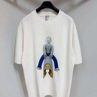 Replica Loewe Loose fit T-shirt in cotton For Men 2025SS #4193