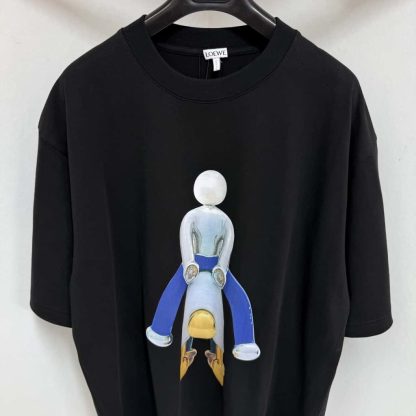  Loewe Loose fit T-shirt in cotton For Men 2025SS #4194 - Image 4