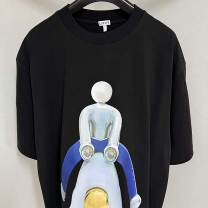  Loewe Loose fit T-shirt in cotton For Men 2025SS #4194 - Image 7