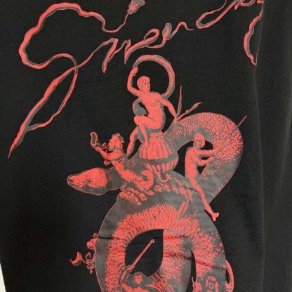  Givenchy T-shirt in cotton with chandelier and snake print For Men 2025SS #4196 - Image 9