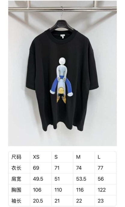  Loewe Loose fit T-shirt in cotton For Men 2025SS #4194 - Image 9