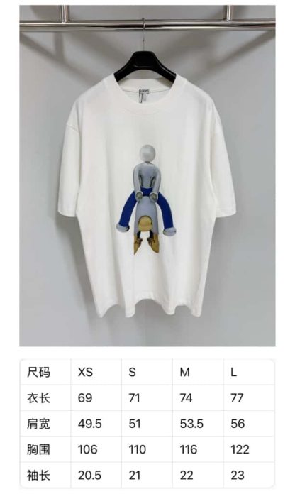  Loewe Loose fit T-shirt in cotton For Men 2025SS #4193 - Image 5