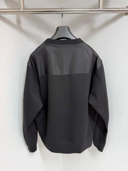  Prada Cotton fleece and Re-Nylon sweatshirt For Men 2025SS #4191 - Image 2