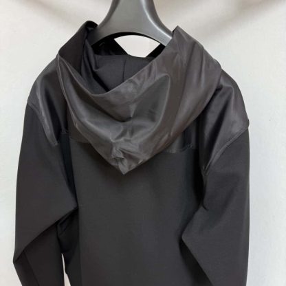  Prada Cotton fleece and Re-Nylon hoodie For Men 2025SS #4190 - Image 8