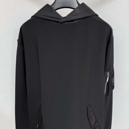  Prada Cotton fleece and Re-Nylon hoodie For Men 2025SS #4190 - Image 2