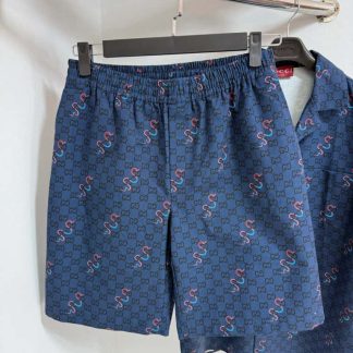 REPLICA GUCCI PRINTED COTTON RIPSTOP SHORTS FOR MEN #4186