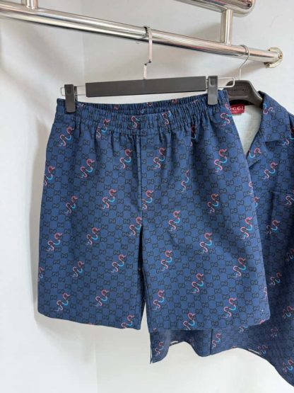 REPLICA GUCCI PRINTED COTTON RIPSTOP SHORTS FOR MEN #4186