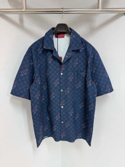 Replica GUCCI PRINTED COTTON RIPSTOP SHIRT For Men #4185
