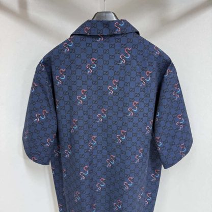  GUCCI PRINTED COTTON RIPSTOP SHIRT For Men #4185 - Image 8