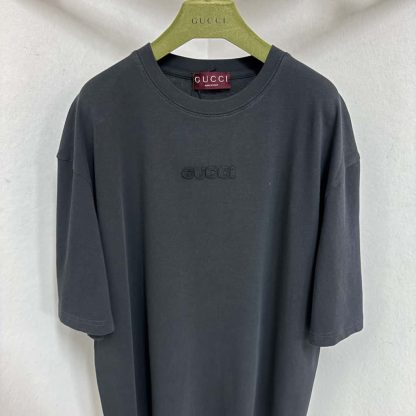 REPLICA GUCCI EMBROIDERED COTTON JERSEY T-SHIRT FOR MEN #4188 - Image 5
