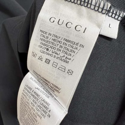 REPLICA GUCCI EMBROIDERED COTTON JERSEY T-SHIRT FOR MEN #4188 - Image 9