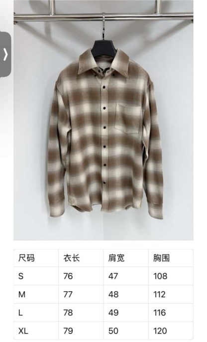  Loro Piana Wool Jack Shirt For Men 2025SS #4189 - Image 9