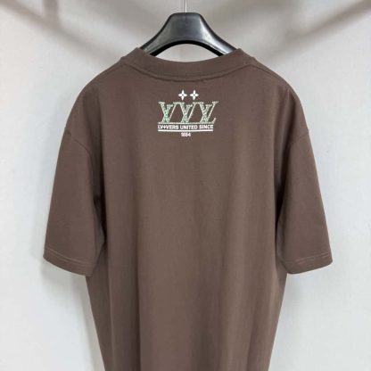 Louis Vuitton Washed Embellished Cotton T-Shirt 2025 #4197 - Image 4