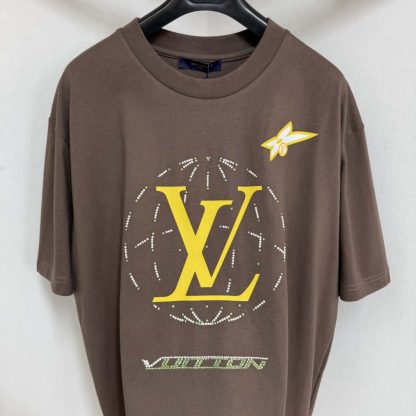Louis Vuitton Washed Embellished Cotton T-Shirt 2025 #4197 - Image 6