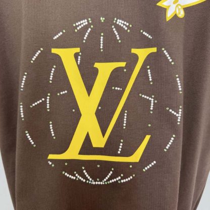 Louis Vuitton Washed Embellished Cotton T-Shirt 2025 #4197 - Image 9